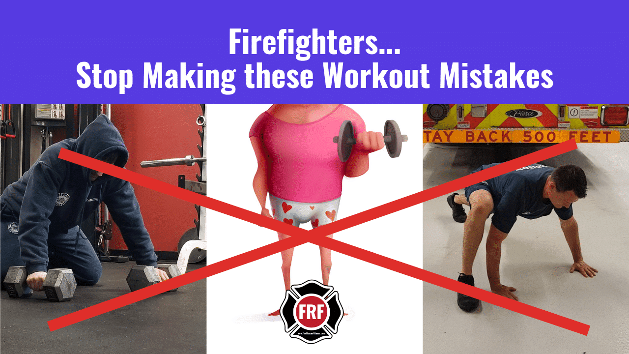 Los bomberos no cometen estos errores en el entrenamiento